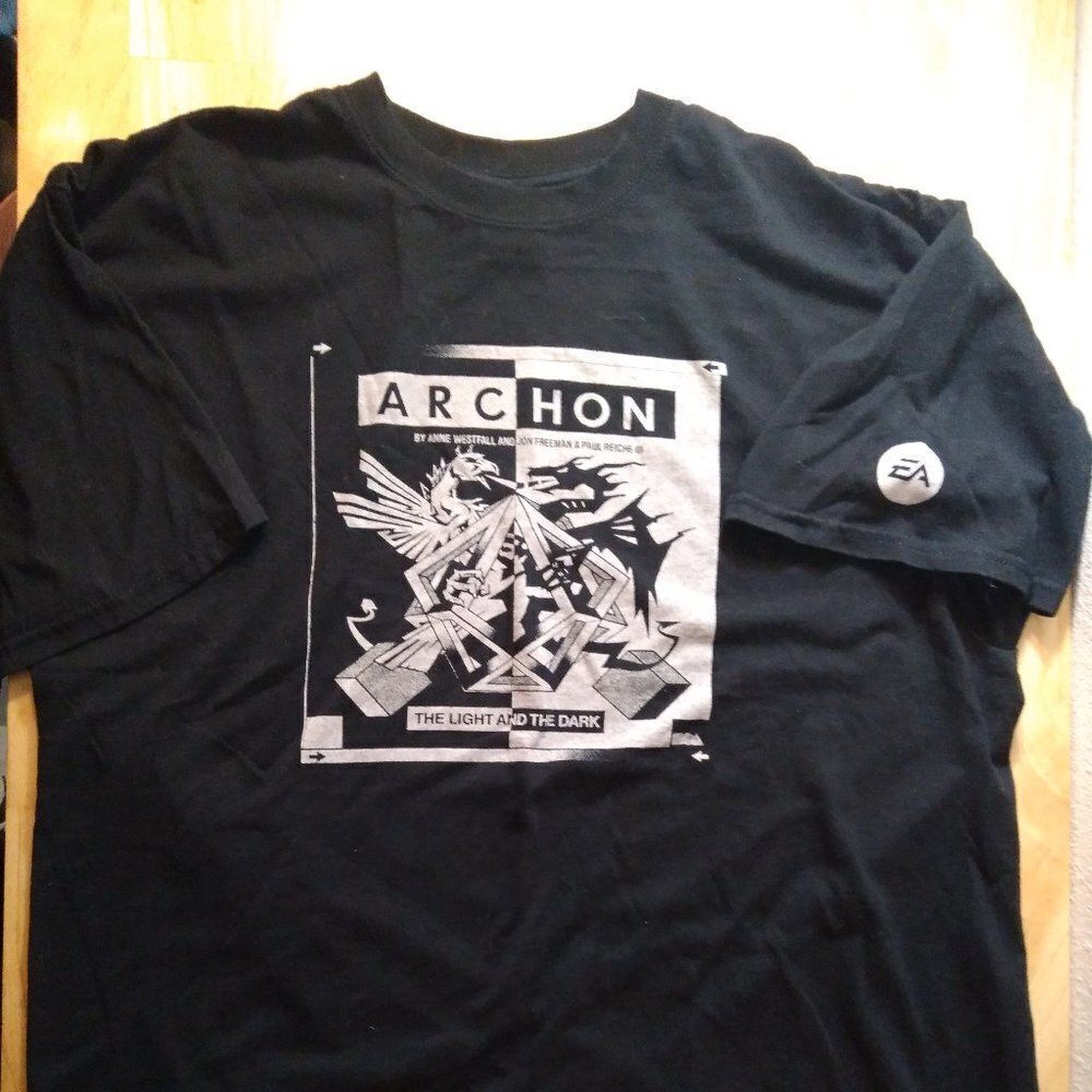 Archon The Light And The Dark Electronic Arts Free Fall Associates T-Shirt - Picture 2 of 7